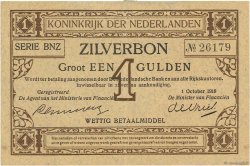 1 Gulden NETHERLANDS  1918 P.013