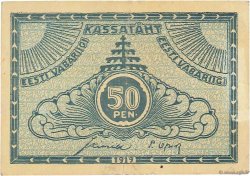 50 Penni ESTONIA  1919 P.42a MBC