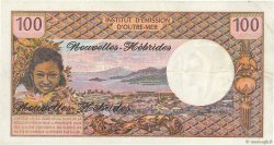 100 Francs NUEVAS HÉBRIDAS  1972 P.18b EBC