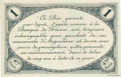 1 Franc Annulé FRANCE regionalism and various Angoulême 1915 JP.009.28 UNC