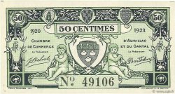 50 Centimes FRANCE regionalism and various Aurillac 1920 JP.016.14 AU