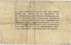 50 Centimes FRANCE regionalismo y varios Colmar 1918 JP.130.02 BC