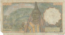 1000 Francs FRENCH WEST AFRICA  1951 P.42 SGE