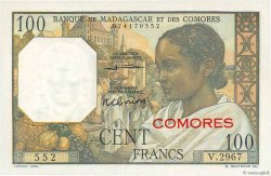 100 Francs COMORE  1960 P.03b2