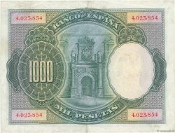 1000 Pesetas SPANIEN  1925 P.070c fVZ
