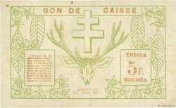 5 Francs NOUVELLE CALÉDONIE  1943 P.58 SS