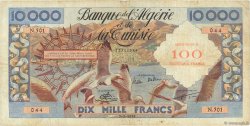 100 Nouveaux Francs sur 10000 Francs ALGÉRIE  1958 P.114