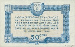 50 Centimes Annulé FRANCE regionalismo e varie Rodez et Millau 1917 JP.108.12 FDC