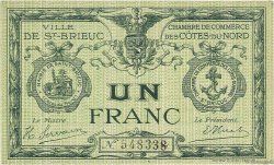 1 Franc FRANCE regionalismo y varios Saint-Brieuc 1918 JP.111.06 FDC