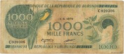 1000 Francs BURUNDI  1979 P.31a F-