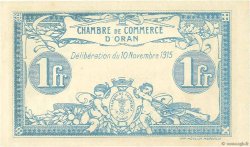 1 Franc ARGELIA Oran 1915 JP.141.08 FDC