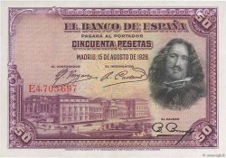 50 Pesetas SPAIN  1928 P.075b