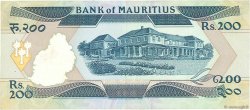 200 Rupees MAURITIUS  1985 P.39b MBC