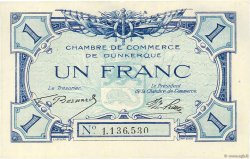 1 Franc FRANCE regionalism and various Dunkerque 1918 JP.054.05 UNC
