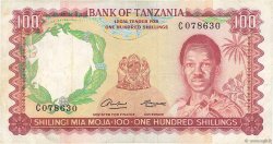 100 Shillings TANZANIE  1966 P.04a