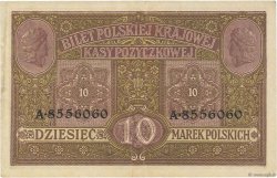 10 Marek POLOGNE  1917 P.013 pr.SUP