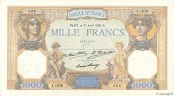1000 Francs CÉRÈS ET MERCURE FRANKREICH  1932 F.37.07