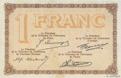 1 Franc FRANCE Regionalismus und verschiedenen Puy-De-Dôme 1918 JP.103.16 VZ