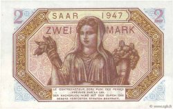 2 Mark SARRE FRANCIA  1947 VF.45.01 q.FDC