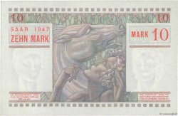 10 Mark SARRE FRANCE  1947 VF.47.01 pr.NEUF