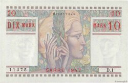 10 Mark SARRE FRANCE  1947 VF.47.01 pr.NEUF