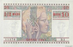 10 Mark SARRE FRANCE  1947 VF.47.01 pr.NEUF