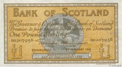 1 Pound SCOTLAND  1945 P.096a q.SPL