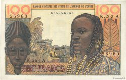 100 Francs WEST AFRIKANISCHE STAATEN  1966 P.101Ag VZ