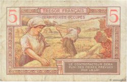 5 Francs TRÉSOR FRANÇAIS FRANCIA  1947 VF.29.01 BC+