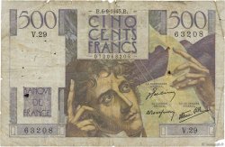 500 Francs CHATEAUBRIAND FRANKREICH  1945 F.34.02 fSGE