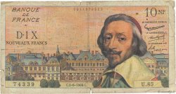 10 Nouveaux Francs RICHELIEU FRANKREICH  1960 F.57.08