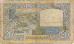 20 Francs TRAVAIL ET SCIENCE FRANCIA  1939 F.12.01 RC