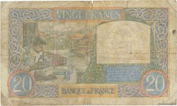 20 Francs TRAVAIL ET SCIENCE FRANCIA  1940 F.12.09 RC