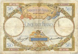 50 Francs LUC OLIVIER MERSON type modifié FRANKREICH  1933 F.16.04 SGE