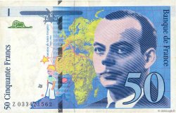 50 Francs SAINT-EXUPÉRY Modifié FRANCIA  1997 F.73.04 MBC