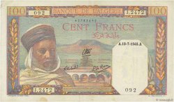 100 Francs  ALGERIA  1945 P.088 BB