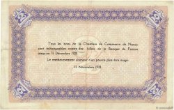 2 Francs FRANCE regionalism and various Nancy 1918 JP.087.25 VF