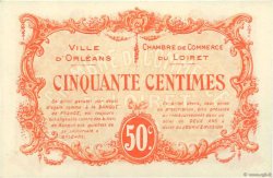 50 Centimes FRANCE regionalism and miscellaneous Orléans 1915 JP.095.04 AU