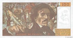100 Francs DELACROIX modifié FRANCE  1979 F.69.02c XF+