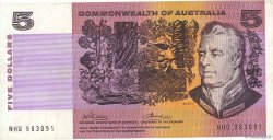 5 Dollars AUSTRALIA  1969 P.39c VF
