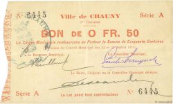 50 Centimes FRANCE regionalism and various  1915 JP.02-0479 VF