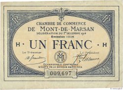 1 Franc FRANCE régionalisme et divers Mont-De-Marsan 1914 JP.082.15