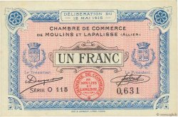 1 Franc FRANCE régionalisme et divers Moulins et Lapalisse 1916 JP.086.04