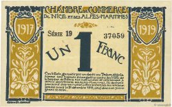 1 Franc FRANCE regionalism and miscellaneous Nice 1917 JP.091.05 UNC