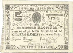 4 Reales PARAGUAY  1865 P.020 BB
