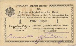 1 Rupie GERMAN EAST AFRICA  1916 P.19 AU