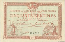 50 Centimes FRANCE regionalism and miscellaneous Niort 1915 JP.093.01 AU