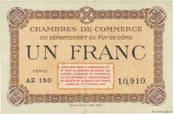 1 Franc FRANCE regionalism and various Puy-De-Dôme 1918 JP.103.08 VF