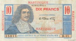 10 Francs Colbert MARTINIQUE  1946 P.28 MBC+
