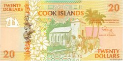 20 Dollars COOK ISLANDS  1992 P.09a UNC